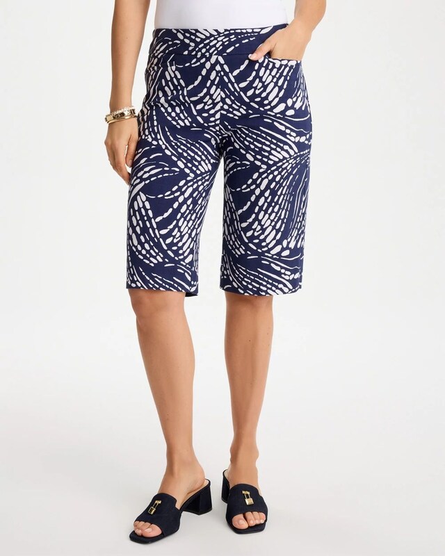 Abstract Brigitte Slim Shorts - image 1